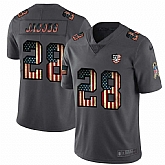 Nike Raiders 28 Josh Jacobs 2019 Salute To Service USA Flag Fashion Limited Jersey Dyin,baseball caps,new era cap wholesale,wholesale hats